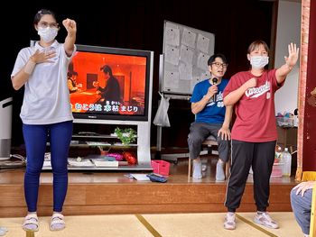 ミャンマーからの実習生。