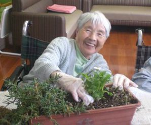 秋冬の花に植え替え～１番館