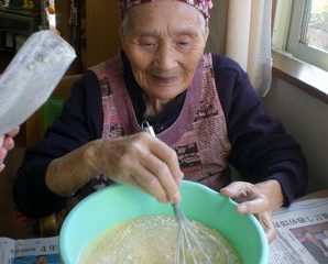 ホットケーキ作りました　1番館