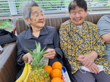 フルーツポンチ作り🍍🍊🍌たかのしの杜