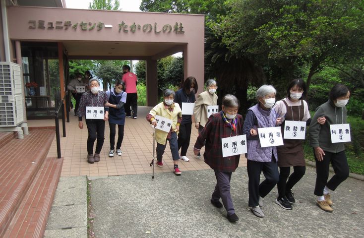 春の消防訓練🔥たかのしの杜