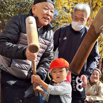 もちつき交流会⛄たかのしの杜