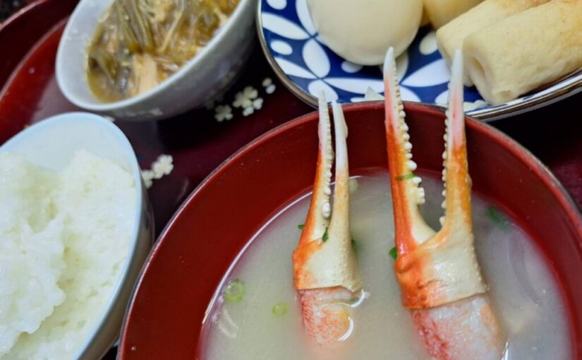 カニをいただきました🦀たかのしの杜