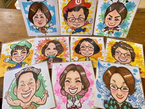 似顔絵☺／上五島総務課