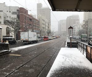 雪化粧をした長崎の街🏙～長崎総務課～
