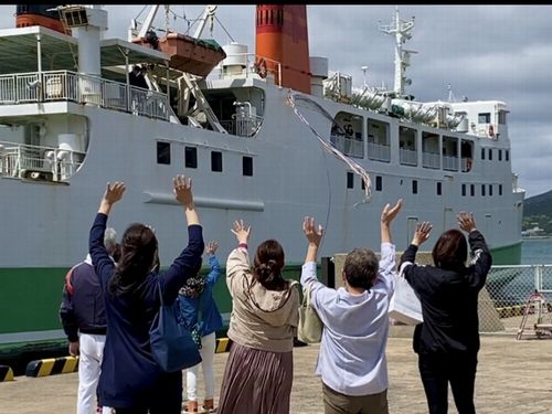 お見送り🚢上五島総務課