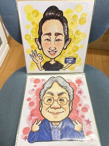 似顔絵🖍️上五島総務課