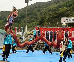 今年の五島酒造での蔵開きの様子